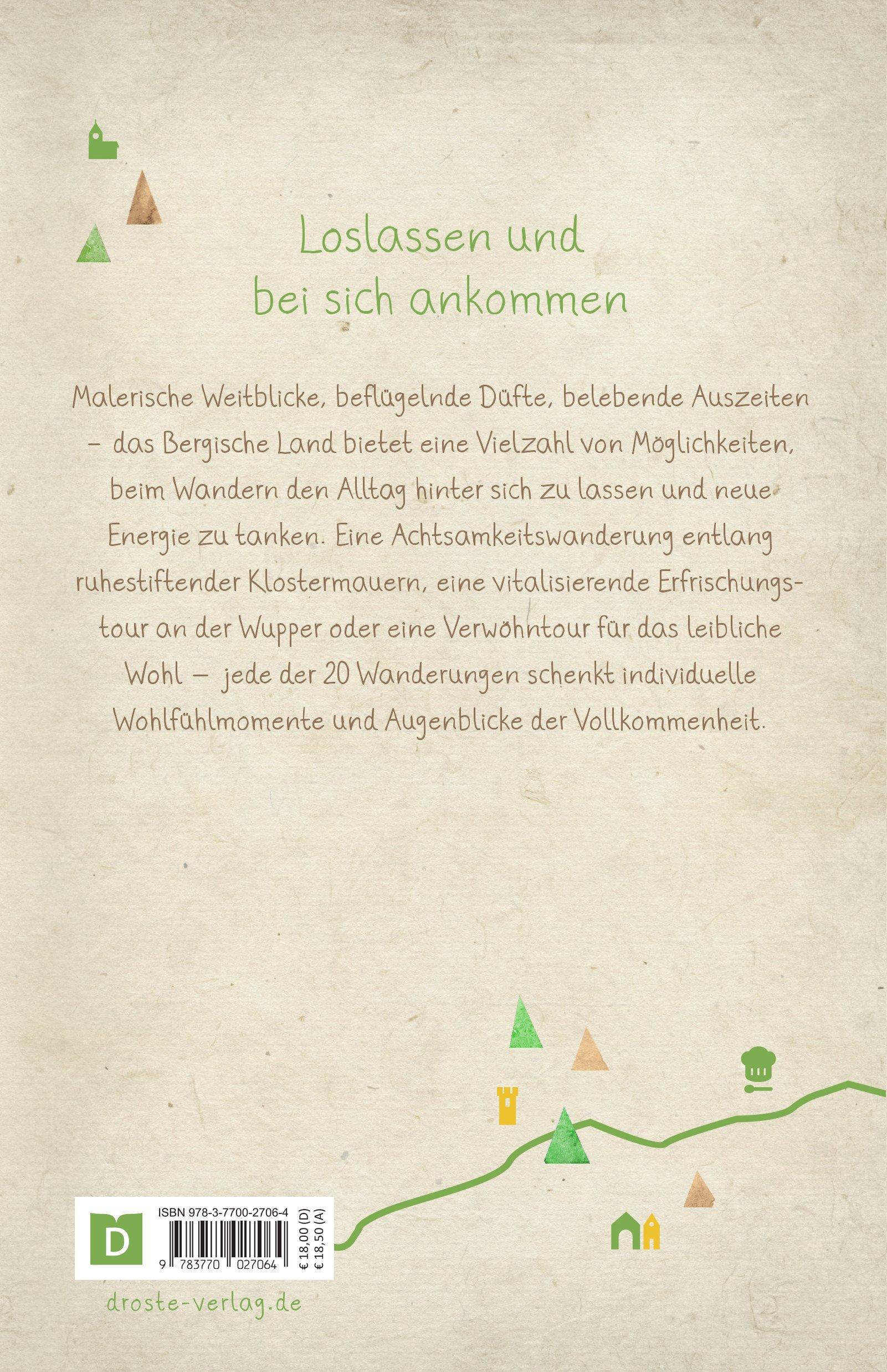 Rückseitencover Bergisches Land. Wandern für die Seele