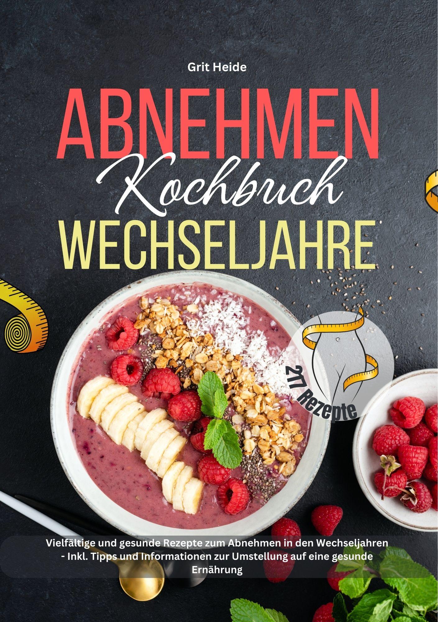 Vorderes Coverbild Abnehmen Kochbuch Wechseljahre