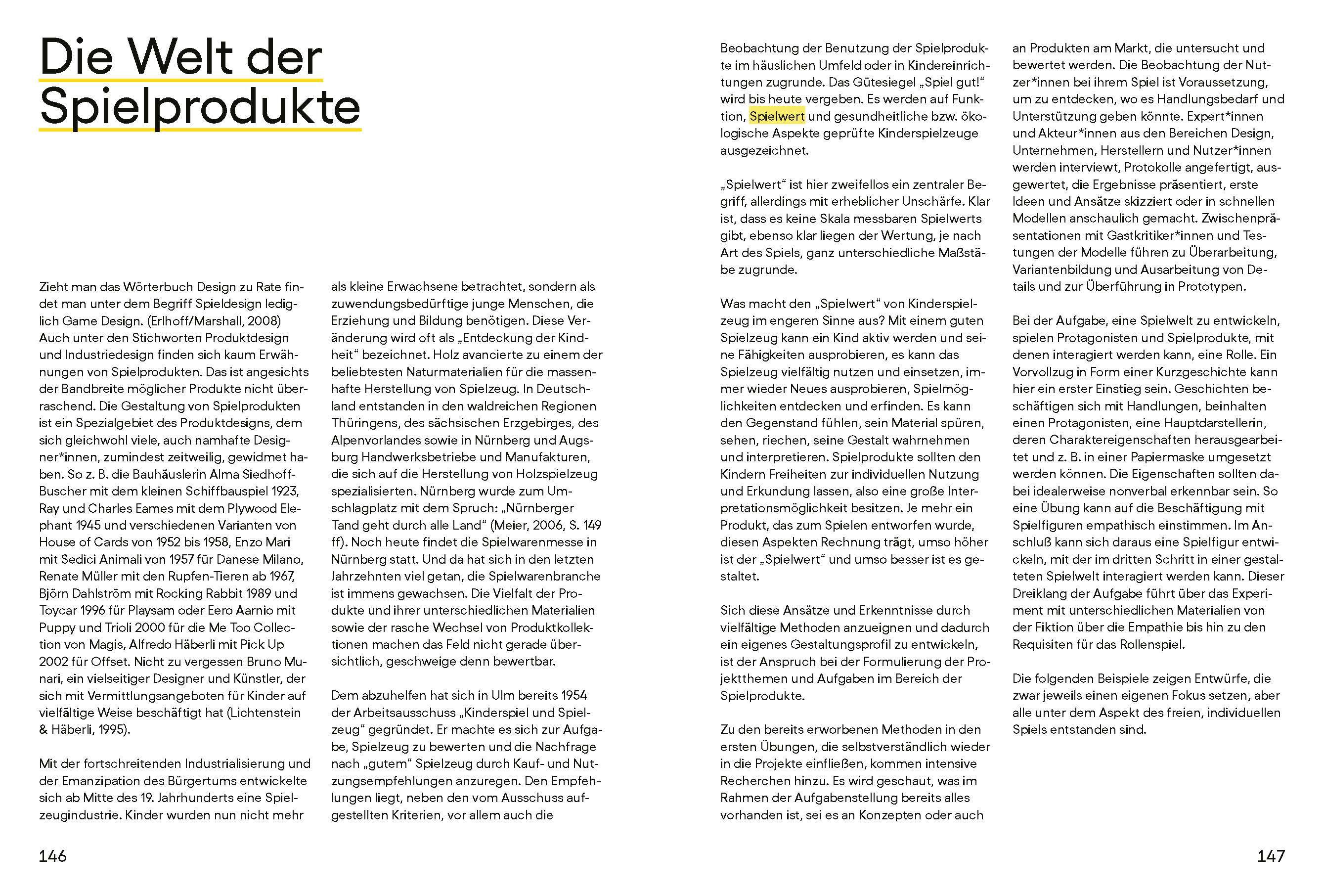 Beispielinhalt (Bild) Spiel- und Lerndesign