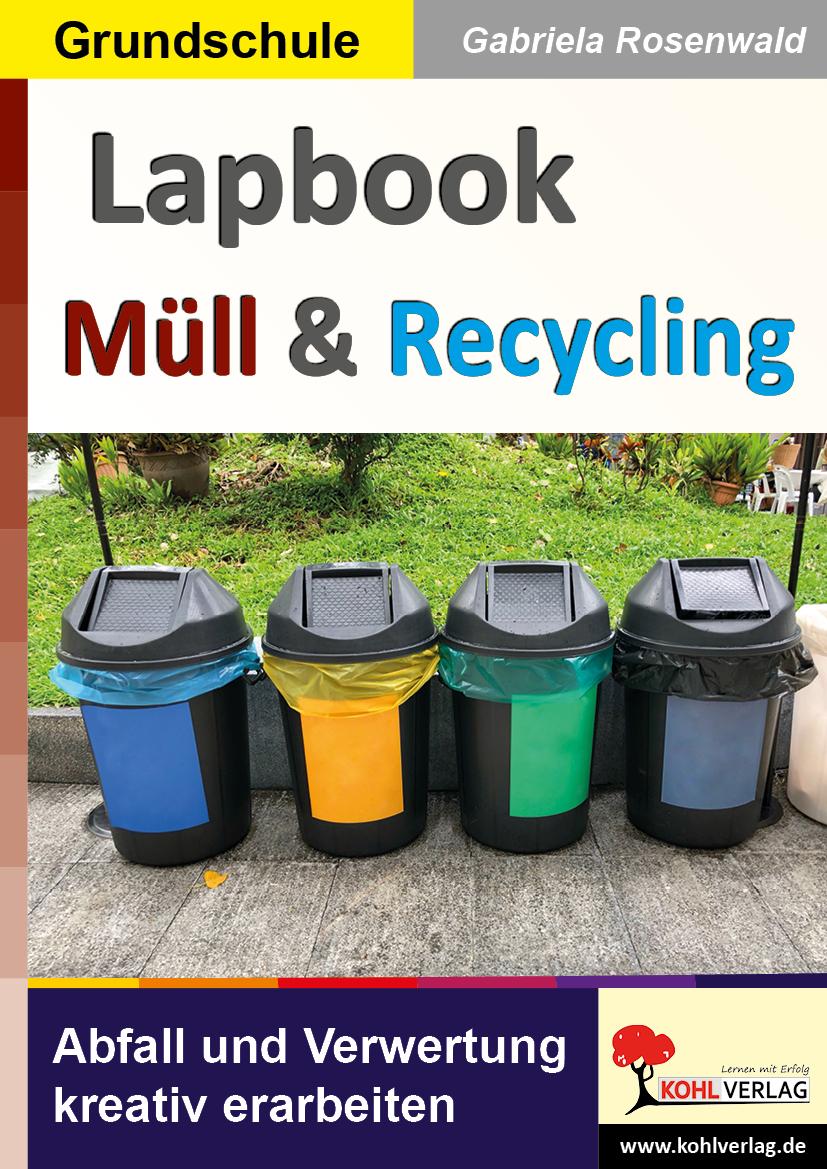 Vorderes Coverbild Lapbook Müll und Recycling