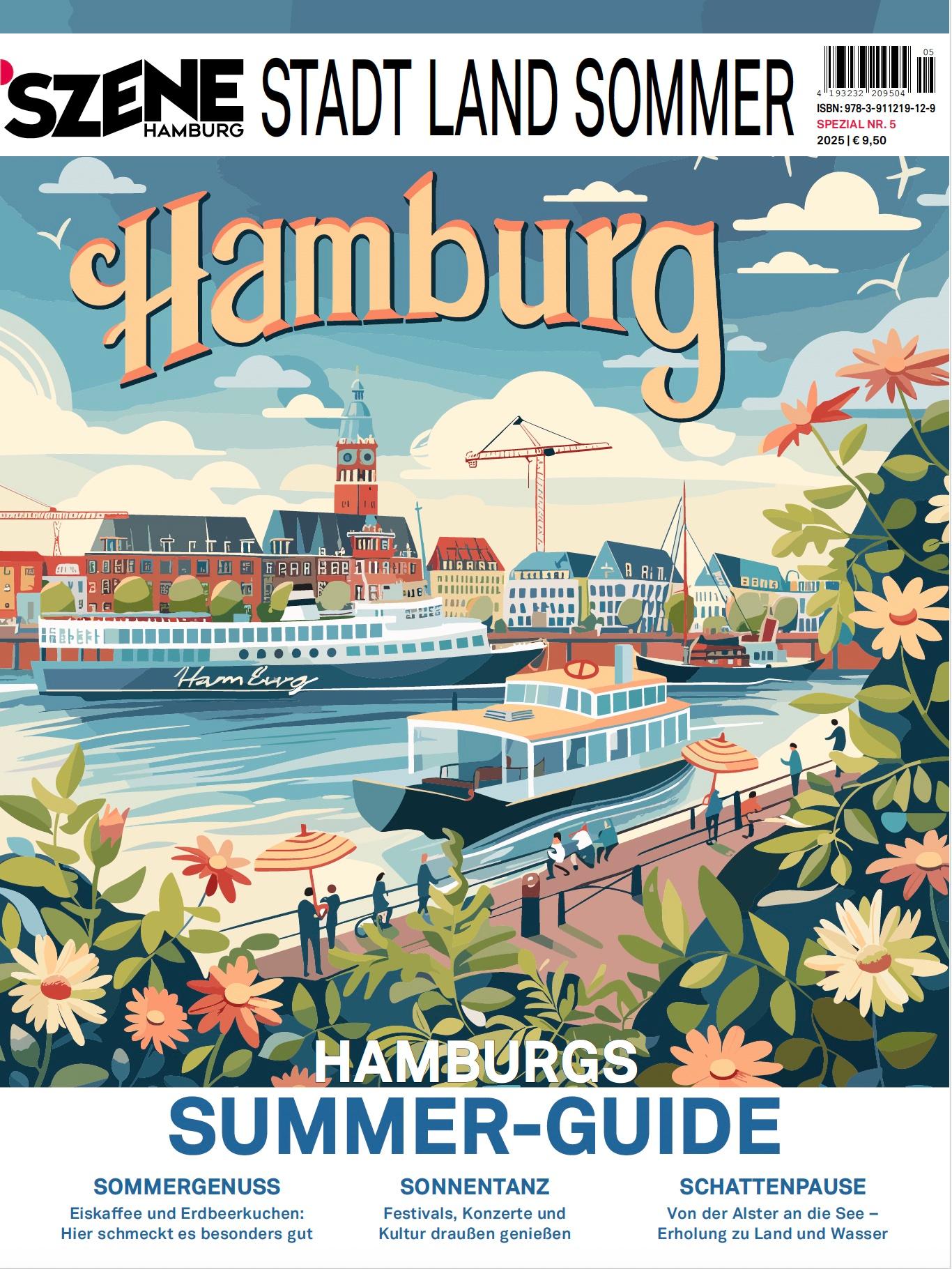 Vorderes Coverbild SZENE HAMBURG STADT LAND SOMMER 2025/2026
