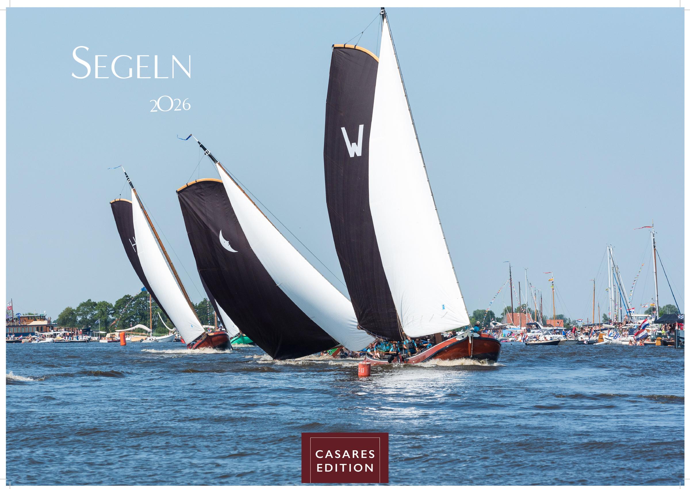 Vorderes Coverbild Segeln Kalender 2026 - Wandkalender | Fotokalender Sport 24x35cm | perfektes Geschenk für Segler, Meerfreunde und alle mit Fernweh im Herzen