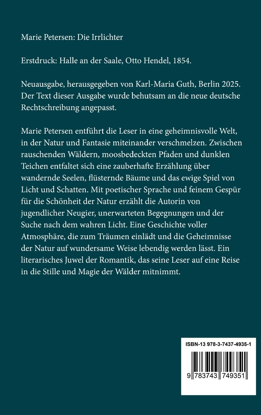 Rückseitencover Die Irrlichter