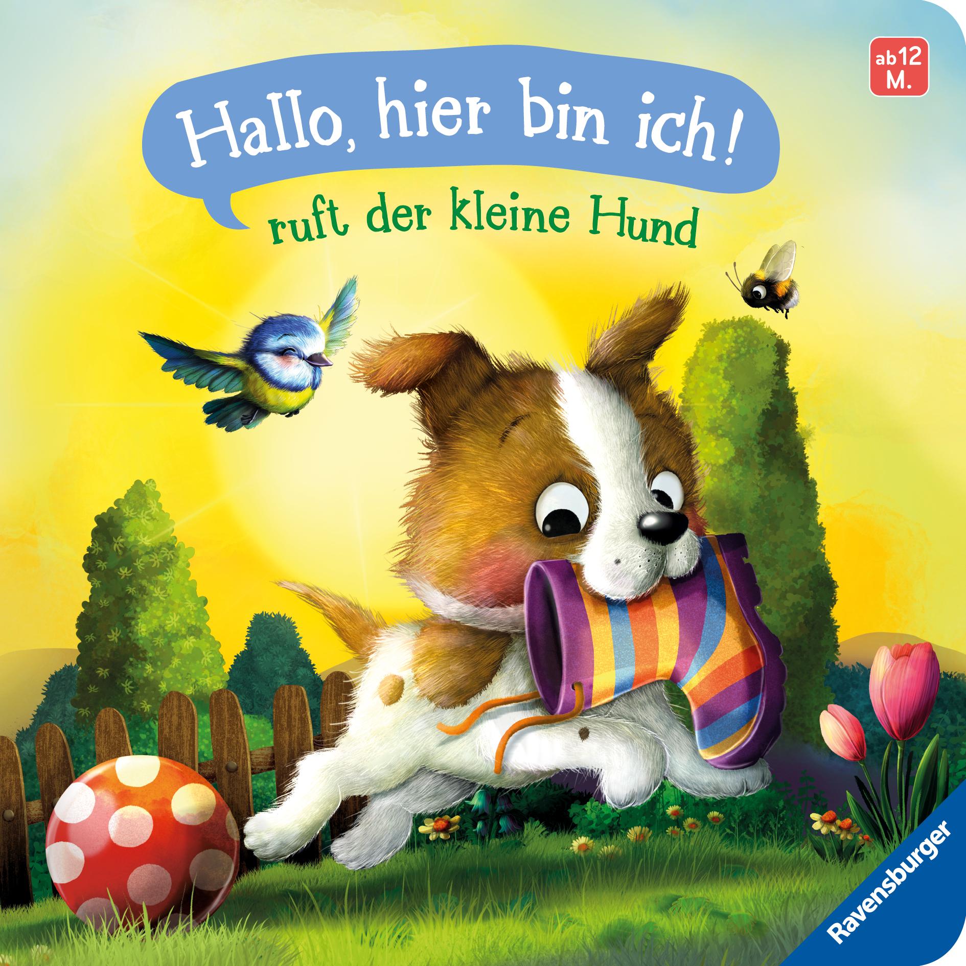 Vorderes Coverbild "Hallo, hier bin ich!", ruft der kleine Hund