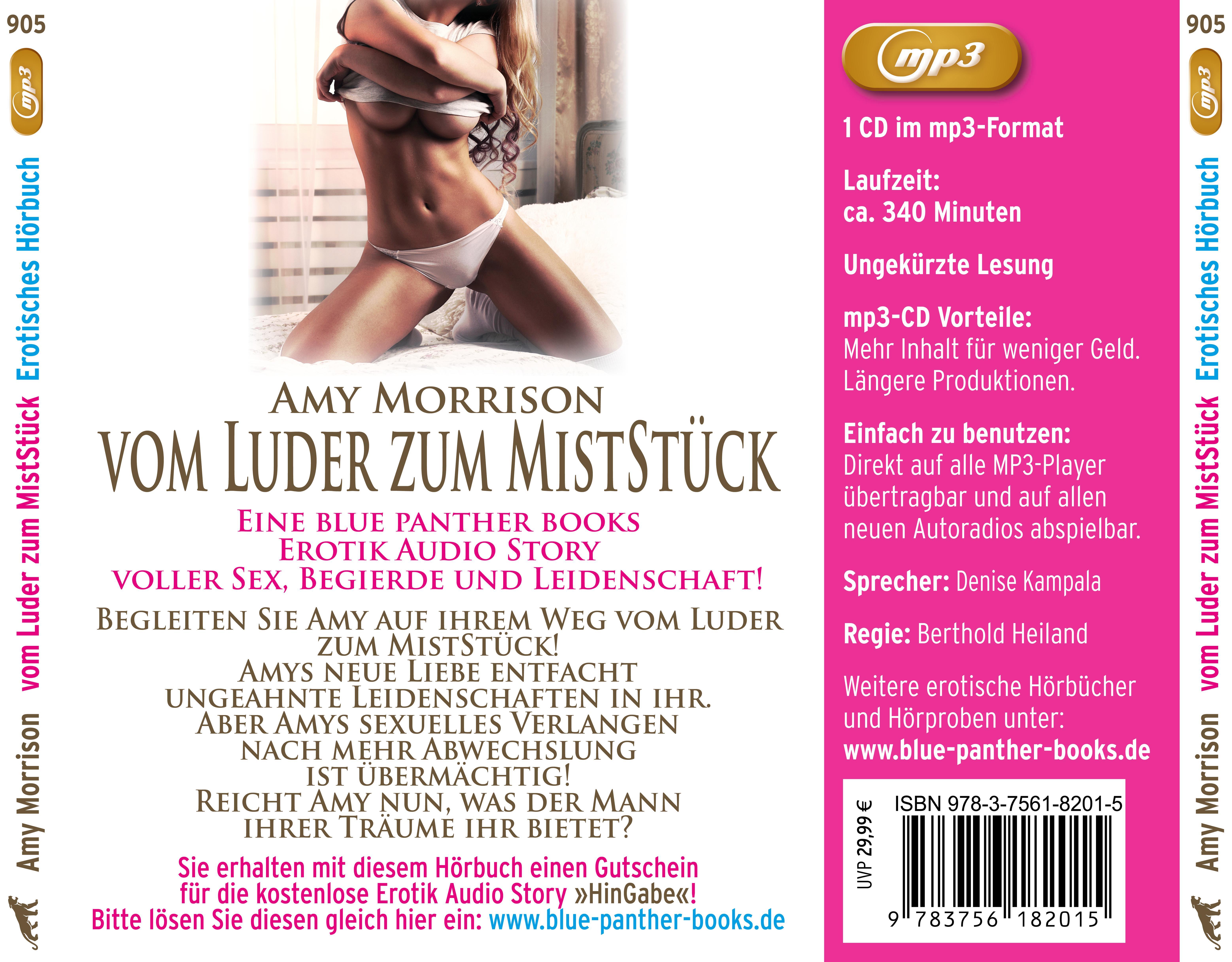 Rückseitencover vom Luder zum MistStück | Erotik Audio Story | Erotisches Hörbuch | die Sexabenteuer der Amy Morrison MP3CD