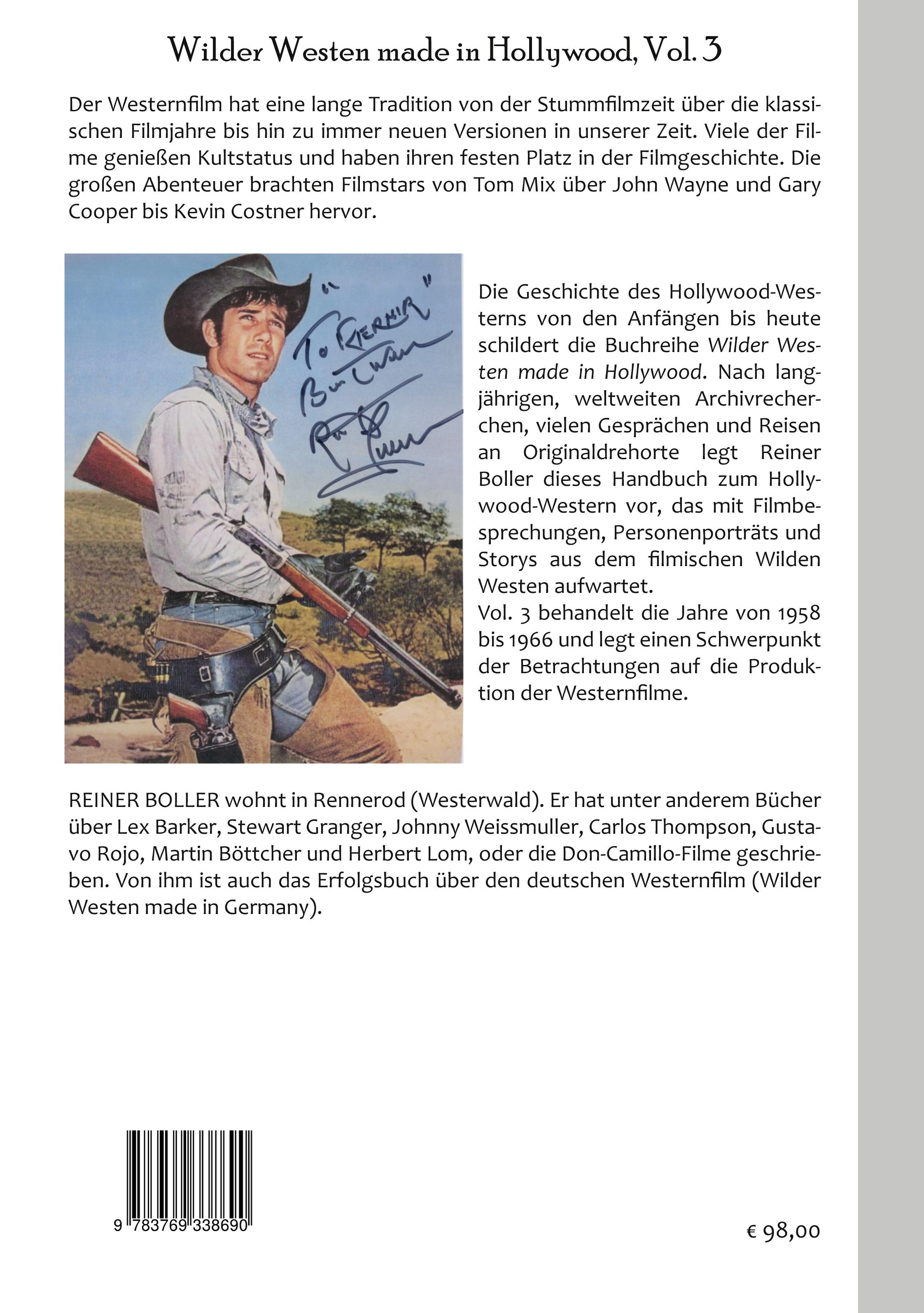 Rückseitencover Wilder Westen made in Hollywood Vol. 3