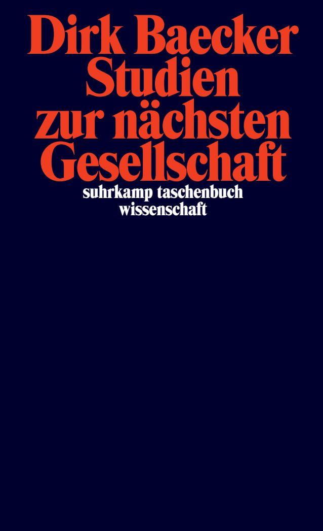 Vorderes Coverbild Studien zur nächsten Gesellschaft