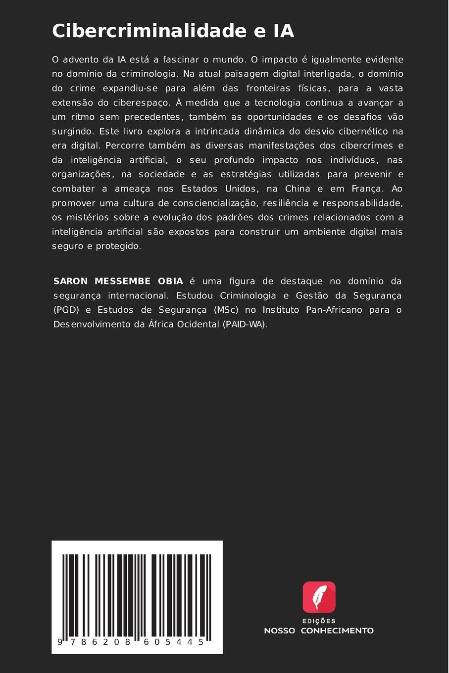 Rückseitencover Cibercriminalidade e IA