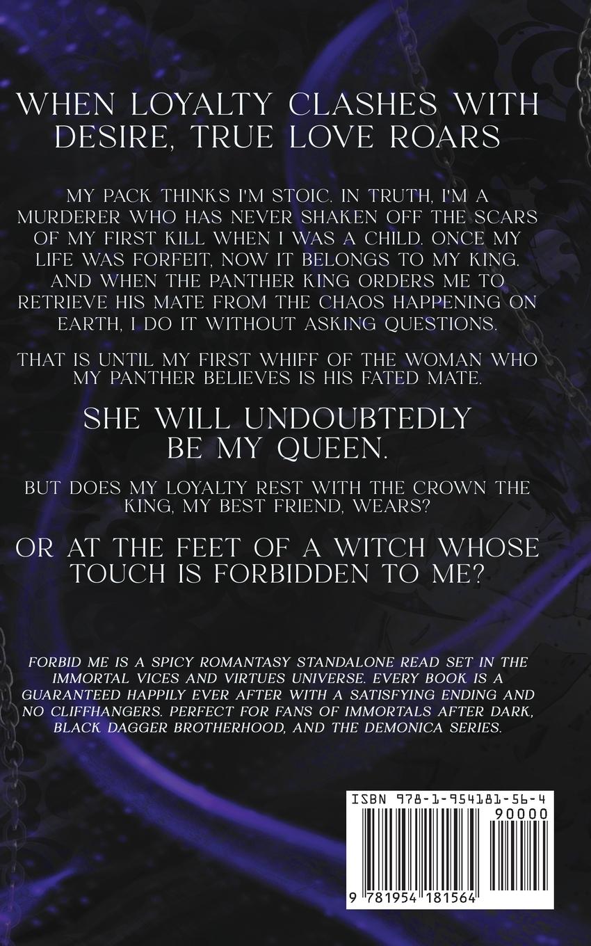 Rückseitencover Forbid Me