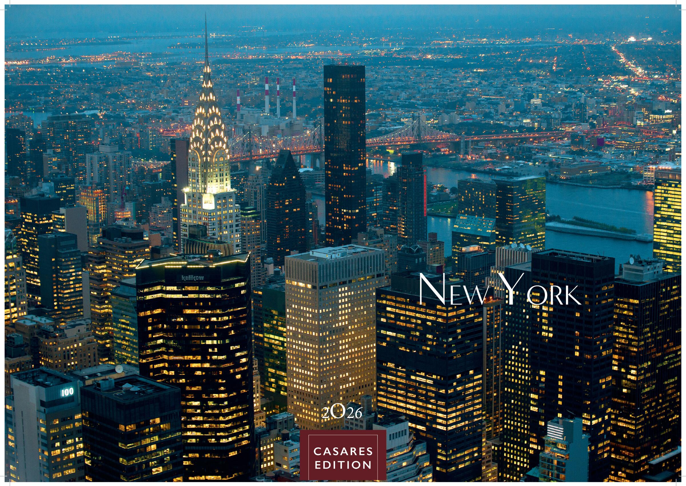 Vorderes Coverbild New York Kalender 2026 - Wandkalender | Fotokalender Nordamerika 24x35cm - Faszinierende Ansichten der Stadt, die niemals schläft, als Geschenk oder Blickfang