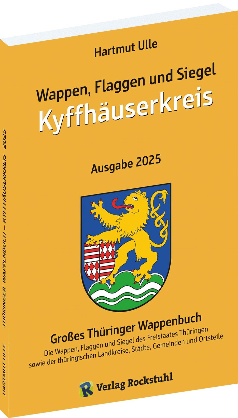 Vorderes Coverbild Wappen, Flaggen und Siegel KYFFHÄUSERKREIS - Ein Lexikon - Ausgabe 2025