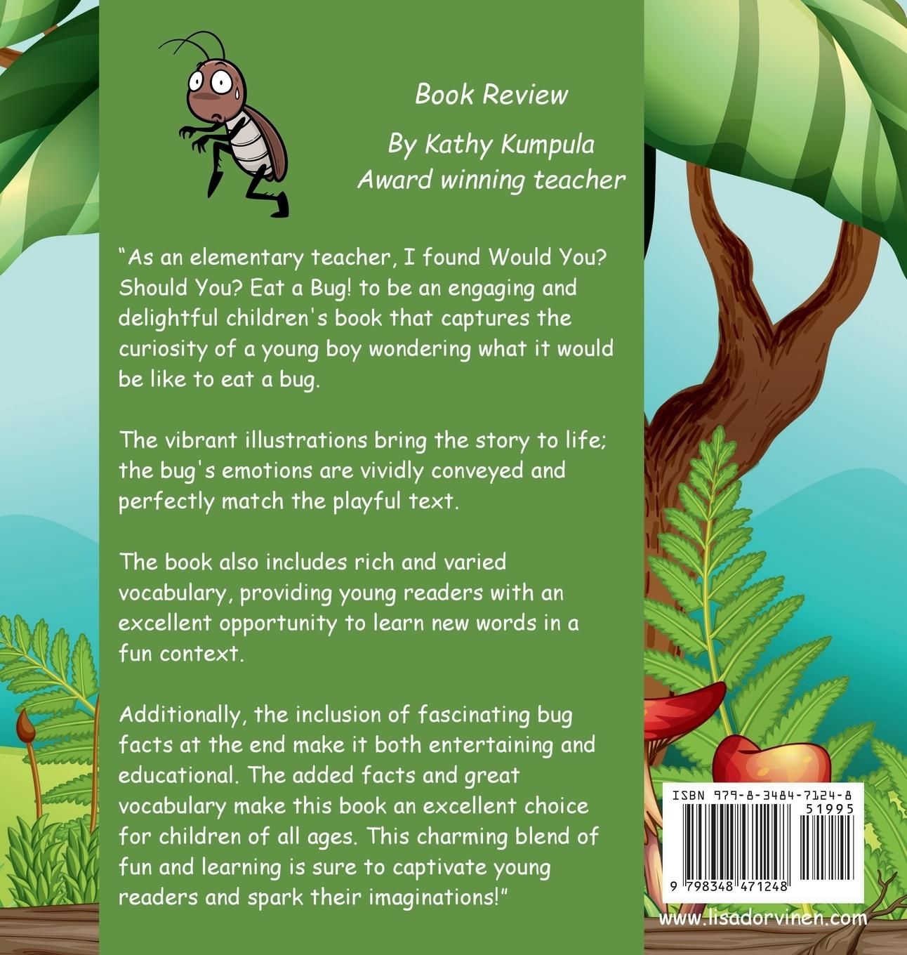 Rückseitencover Would You? Should You? Eat a Bug!