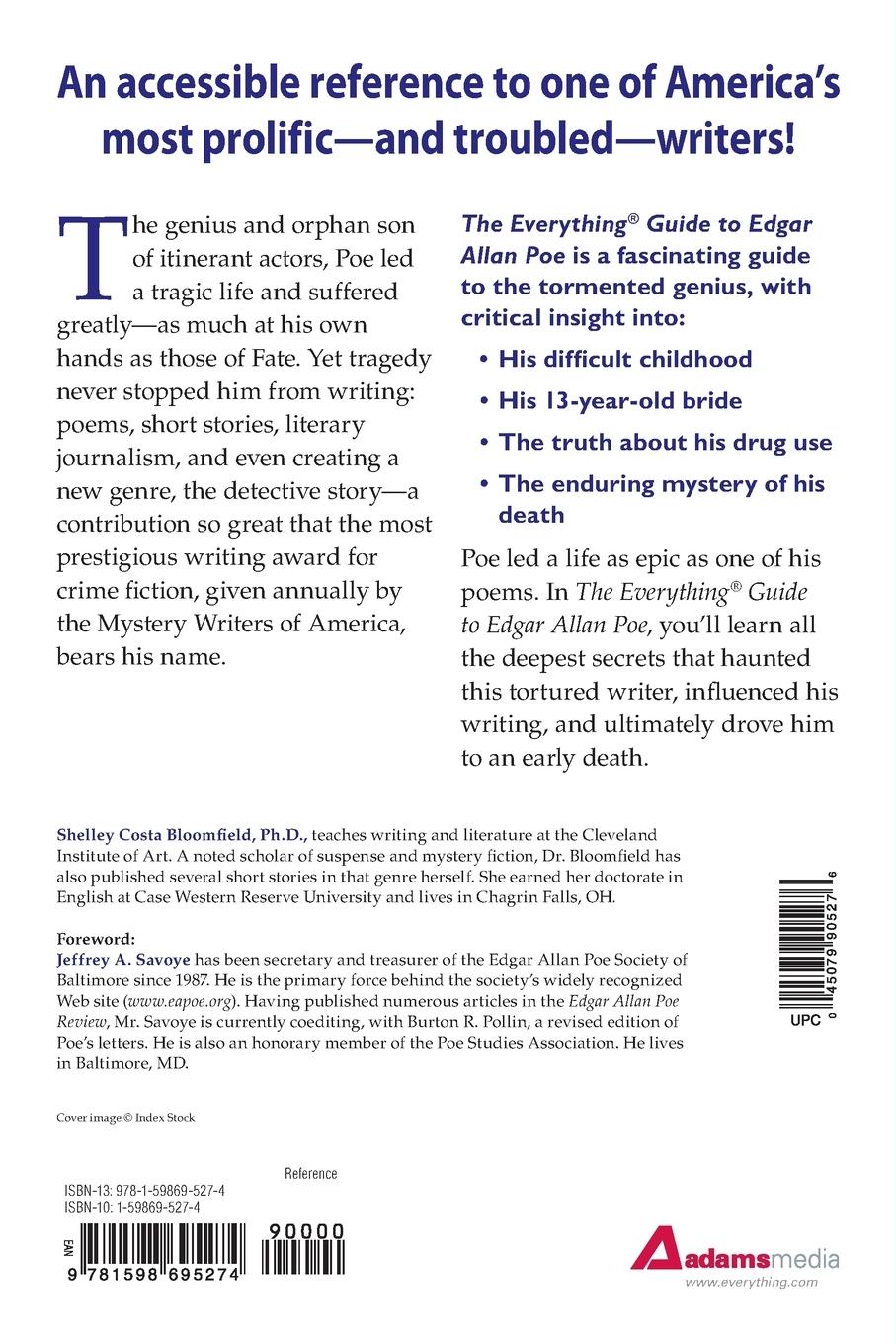 Rückseitencover The Everything Edgar Allan Poe Book