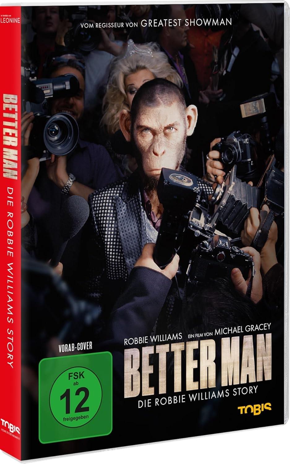 Vorderes Coverbild Better Man - Die Robbie Williams Story