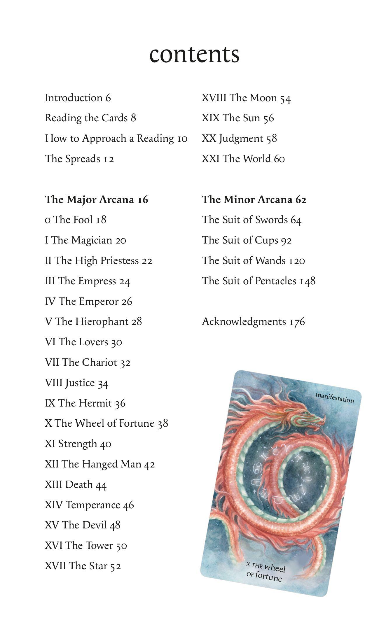 Beispielinhalt (Bild) The Mythical Creatures Tarot