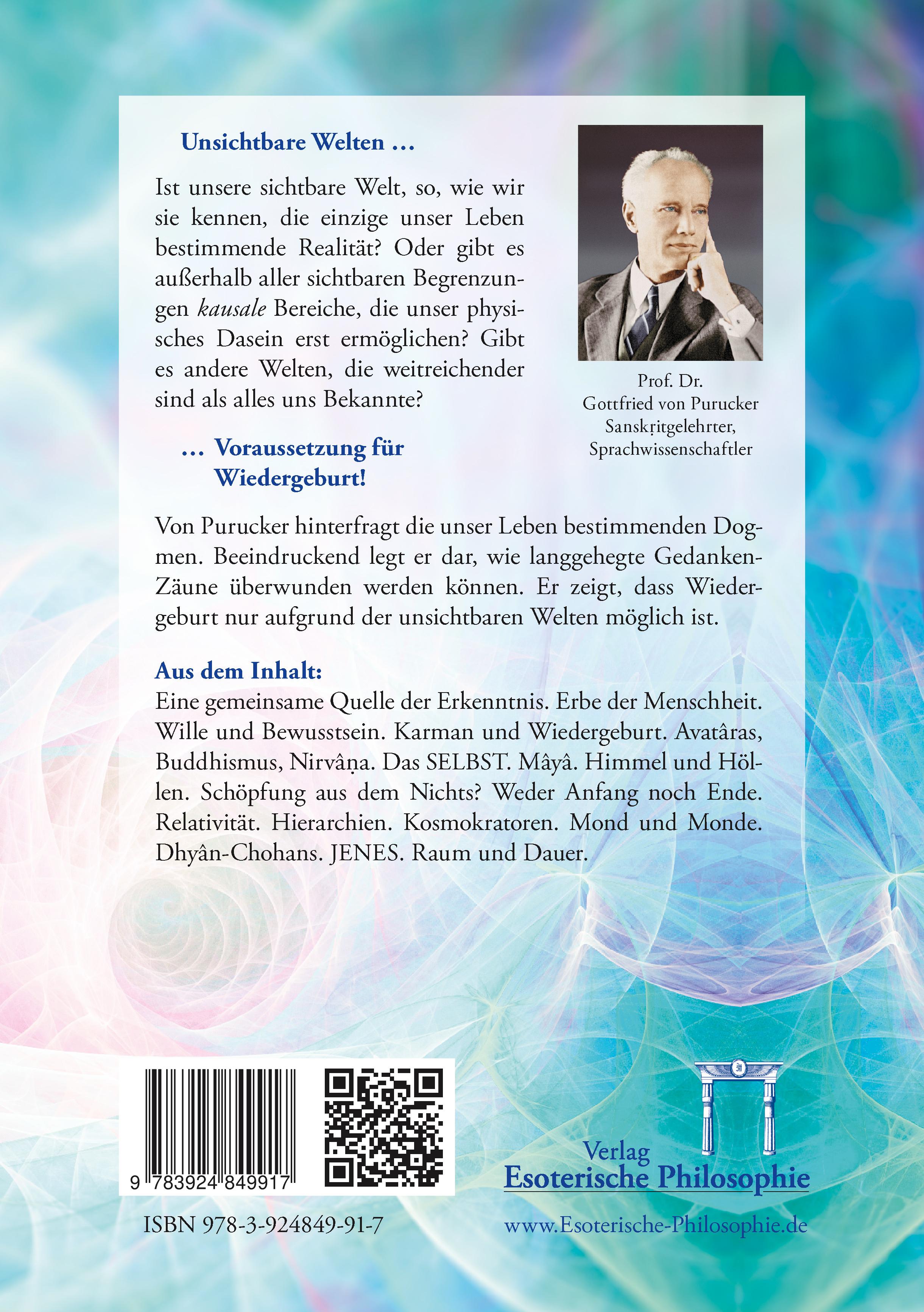 Rückseitencover Sichtbare und unsichtbare Welten