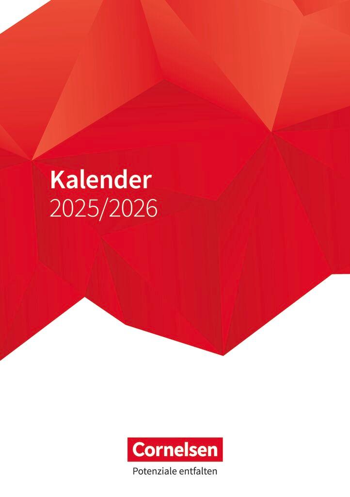 Vorderes Coverbild Kalender für Lehrkräfte - Ausgabe 2025/2026