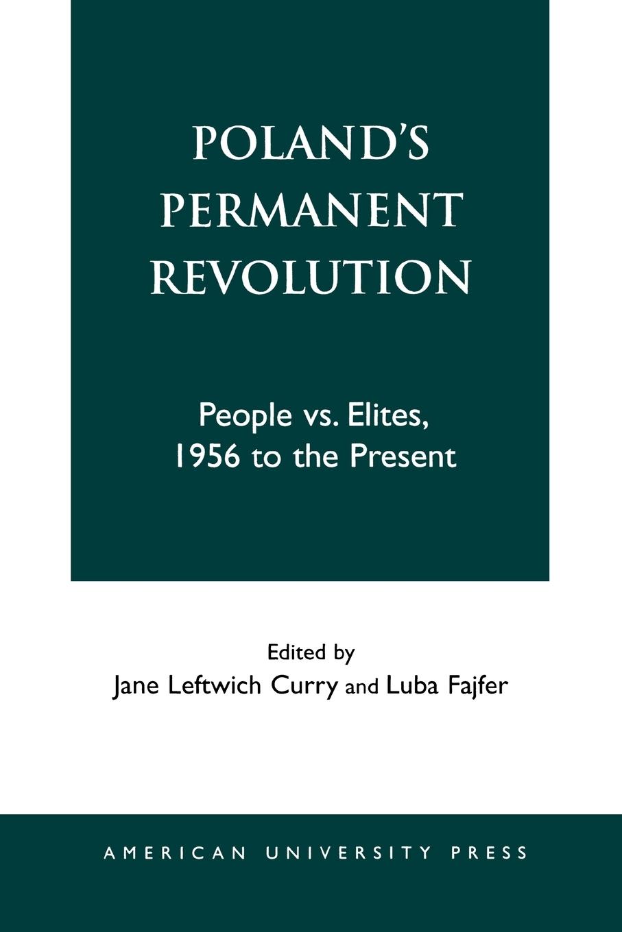 Vorderes Coverbild Poland's Permanent Revolution