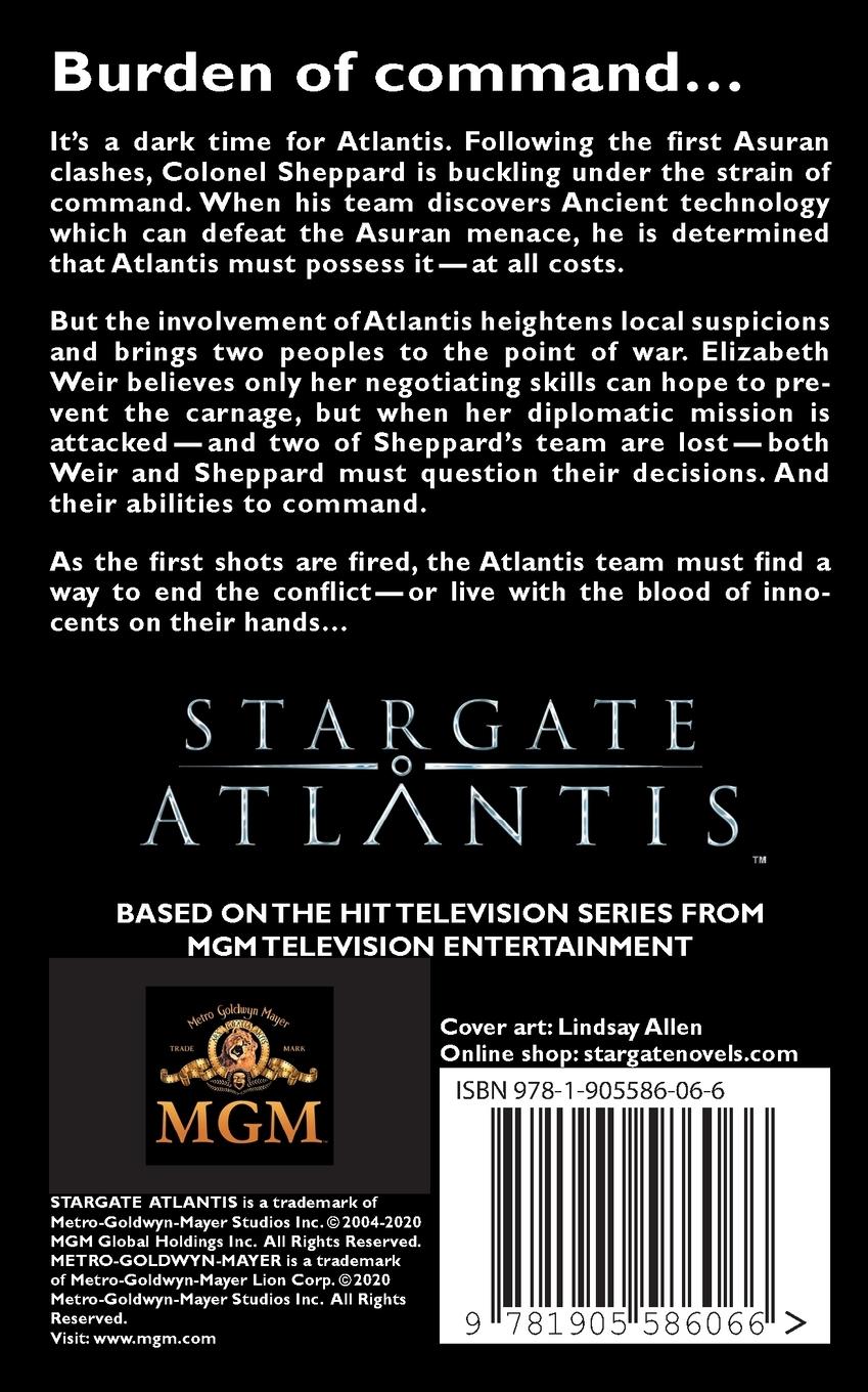 Rückseitencover STARGATE ATLANTIS Casualties of War