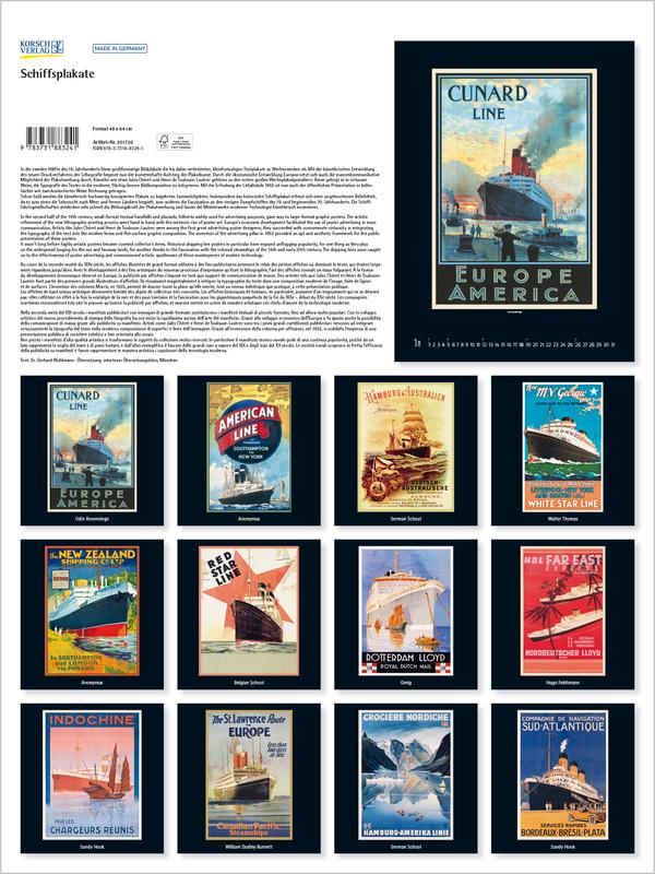 Beispielinhalt (Bild) Schiffsplakate 2026
