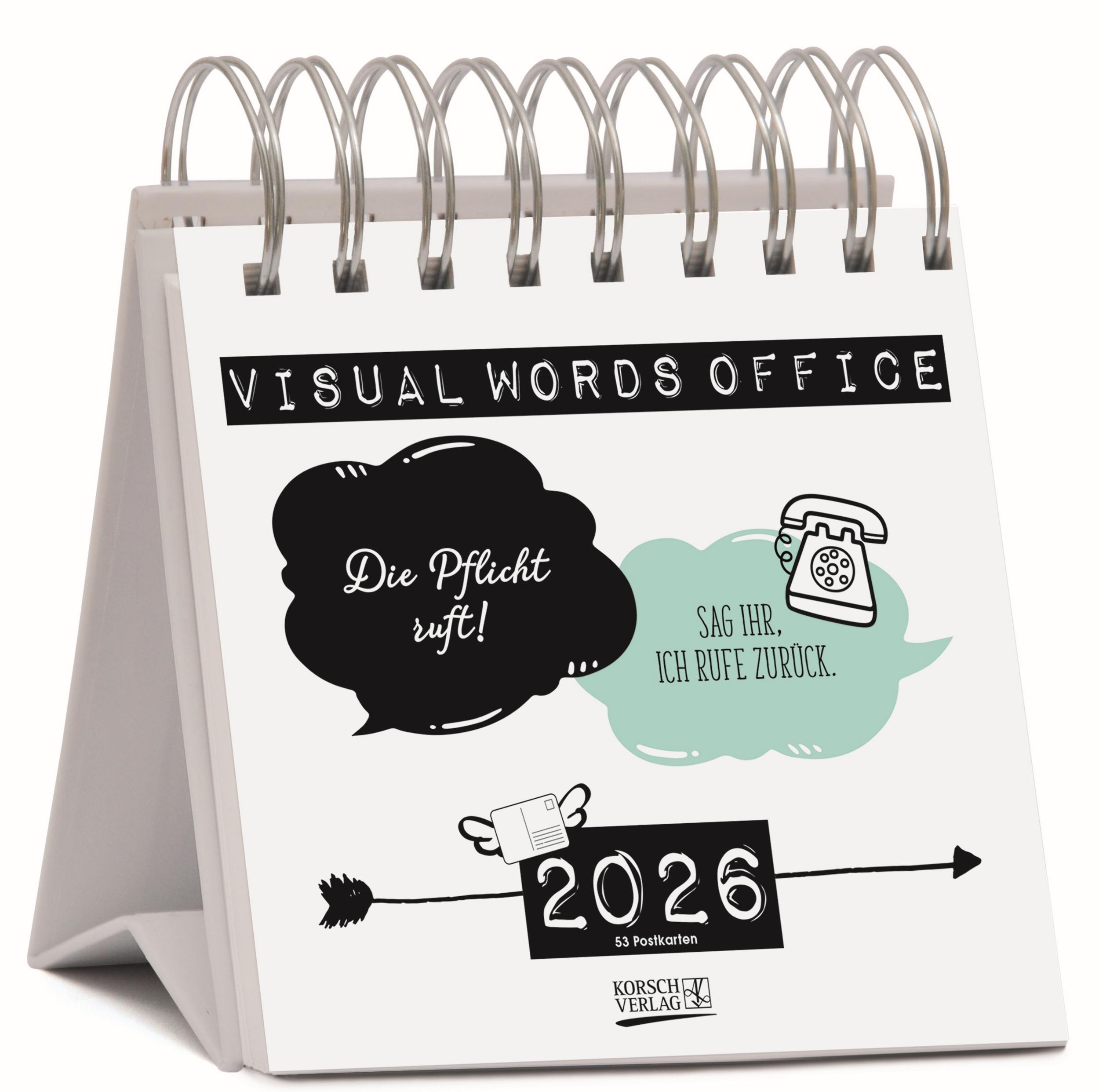 Vorderes Coverbild Visual Words Office 2026
