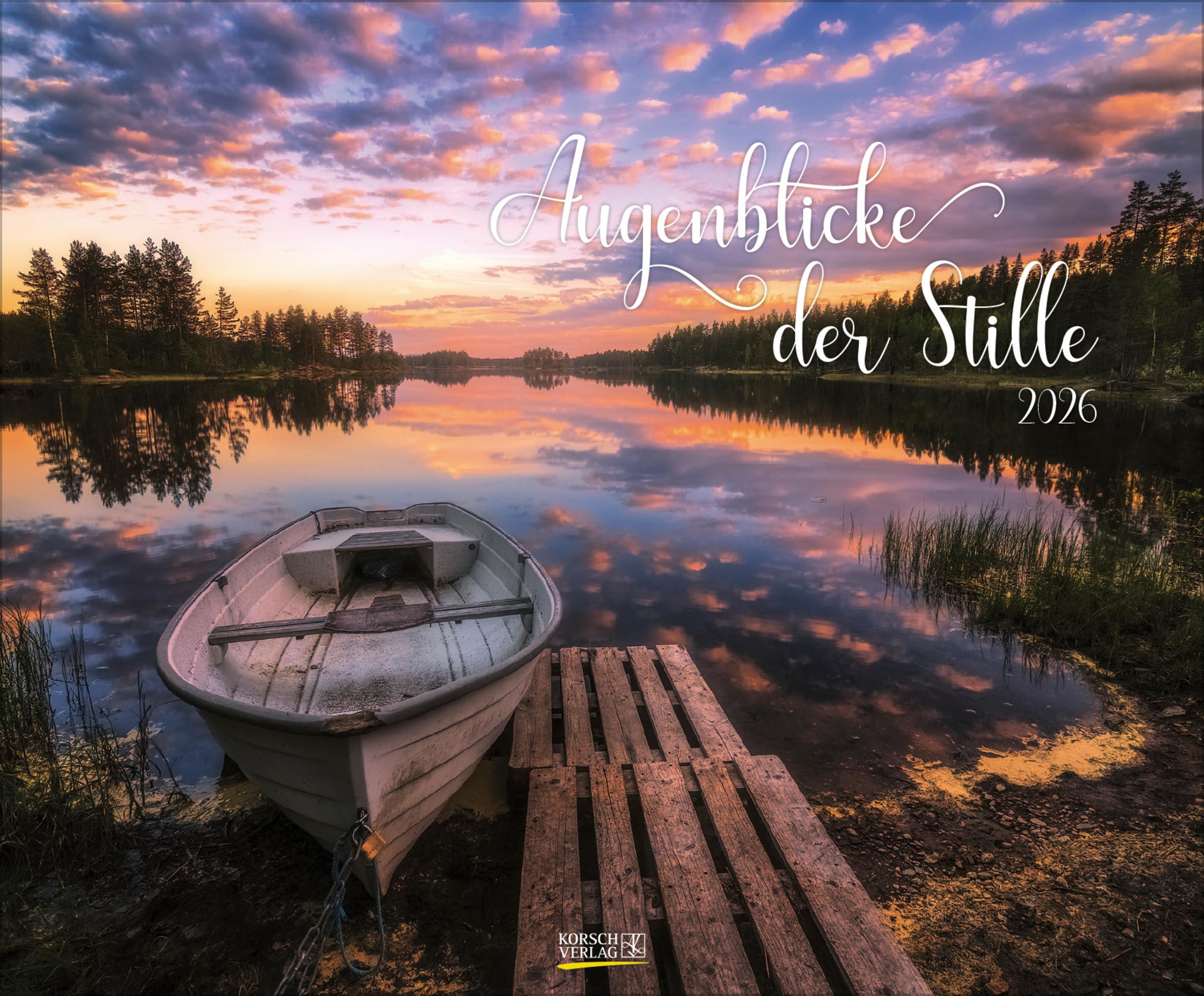 Vorderes Coverbild Augenblicke der Stille 2026