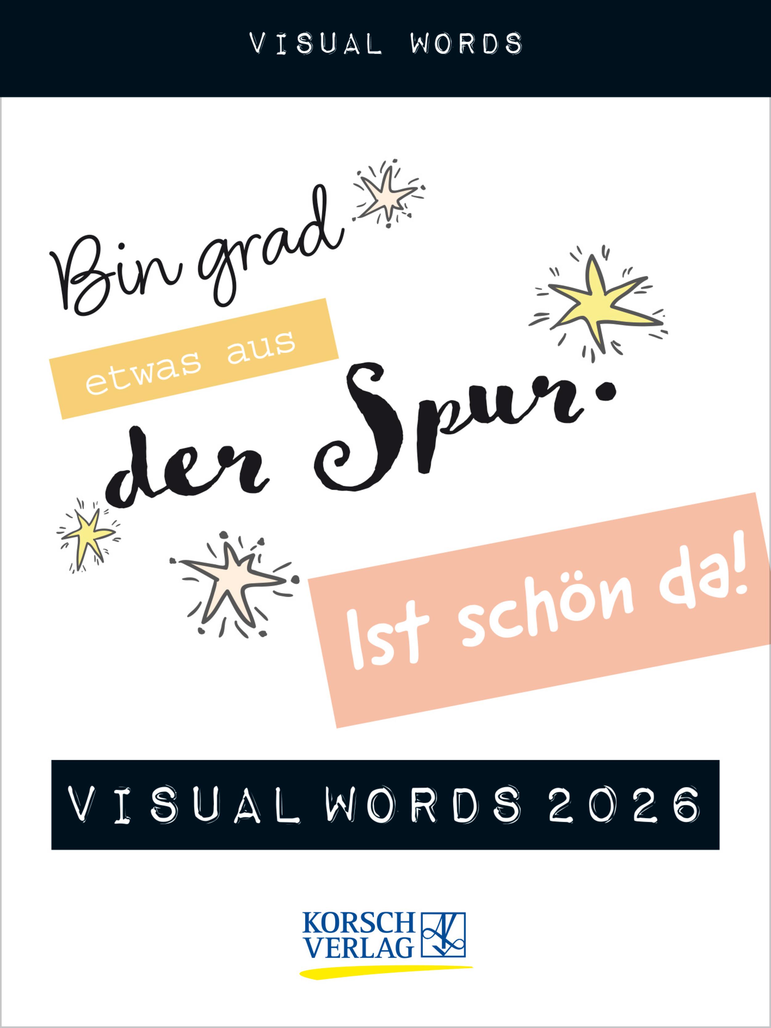 Vorderes Coverbild Visual Words 2026