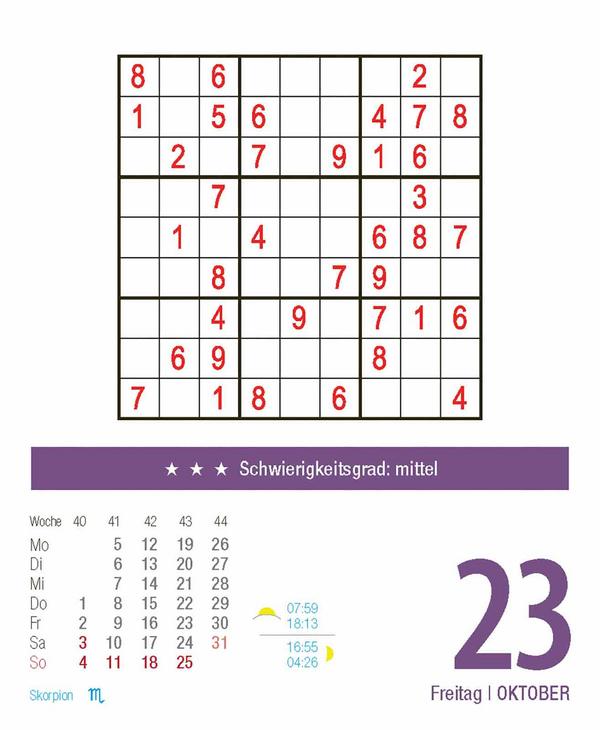 Beispielinhalt (Bild) Sudoku 2026
