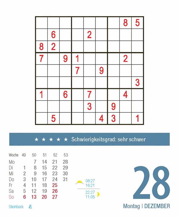 Beispielinhalt (Bild) Sudoku 2026