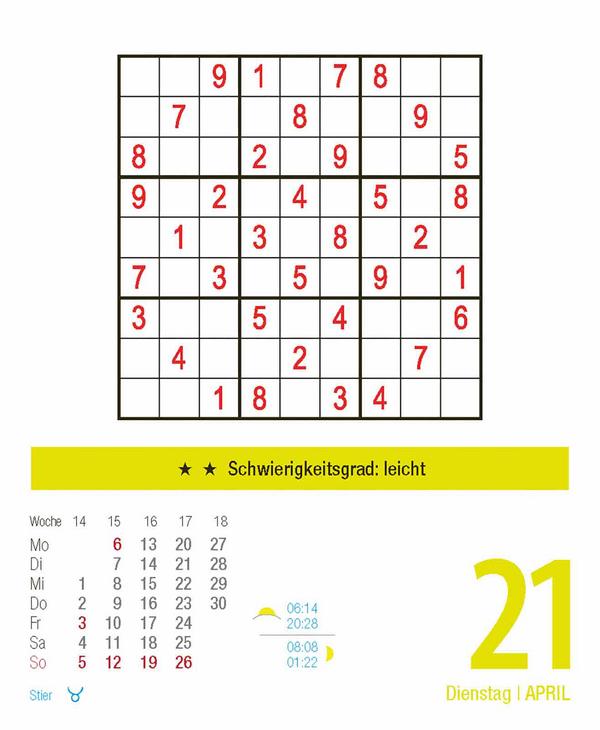 Beispielinhalt (Bild) Sudoku 2026