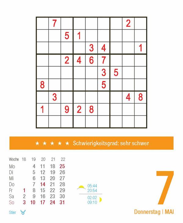 Beispielinhalt (Bild) Sudoku 2026