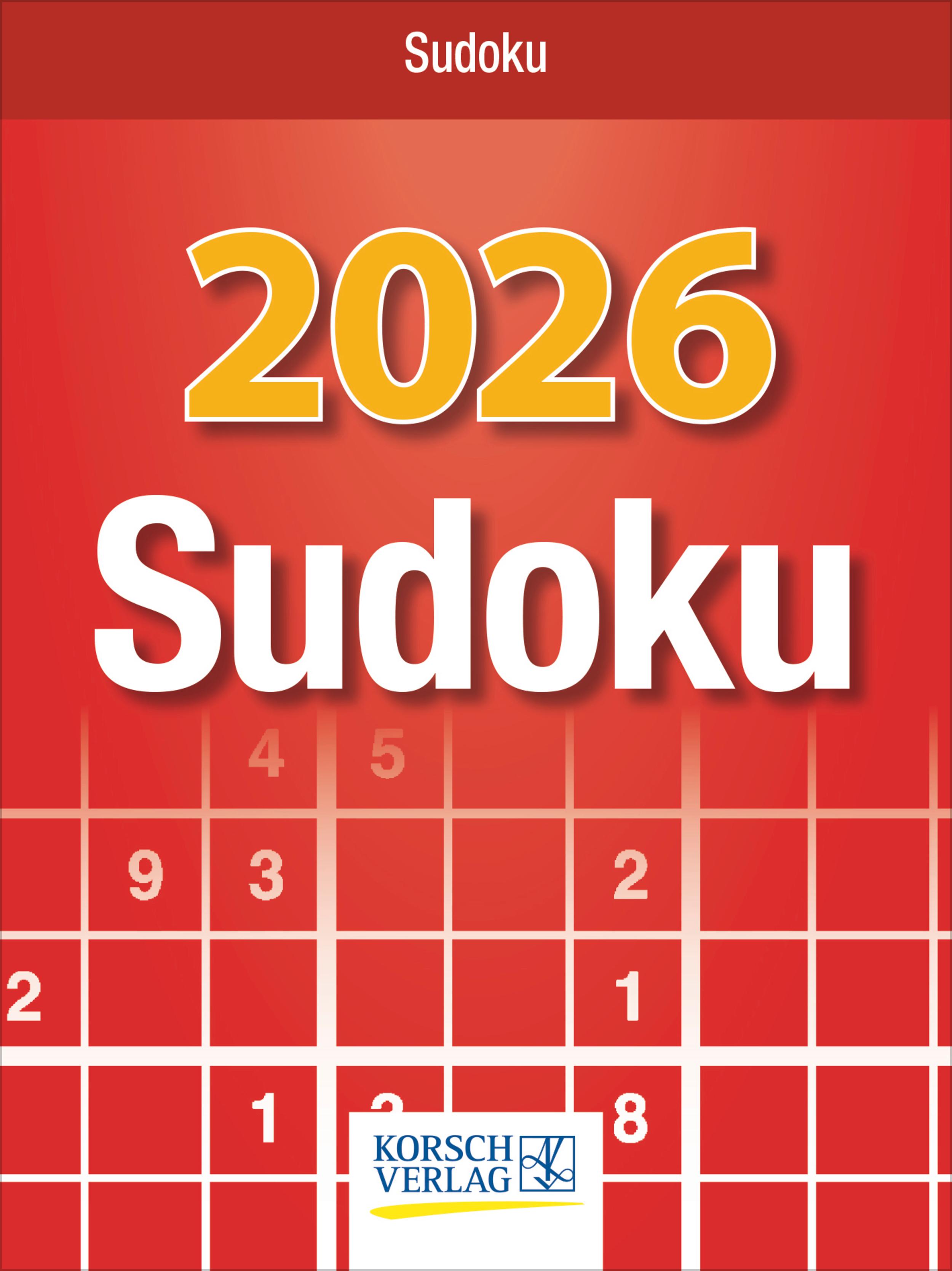 Vorderes Coverbild Sudoku 2026