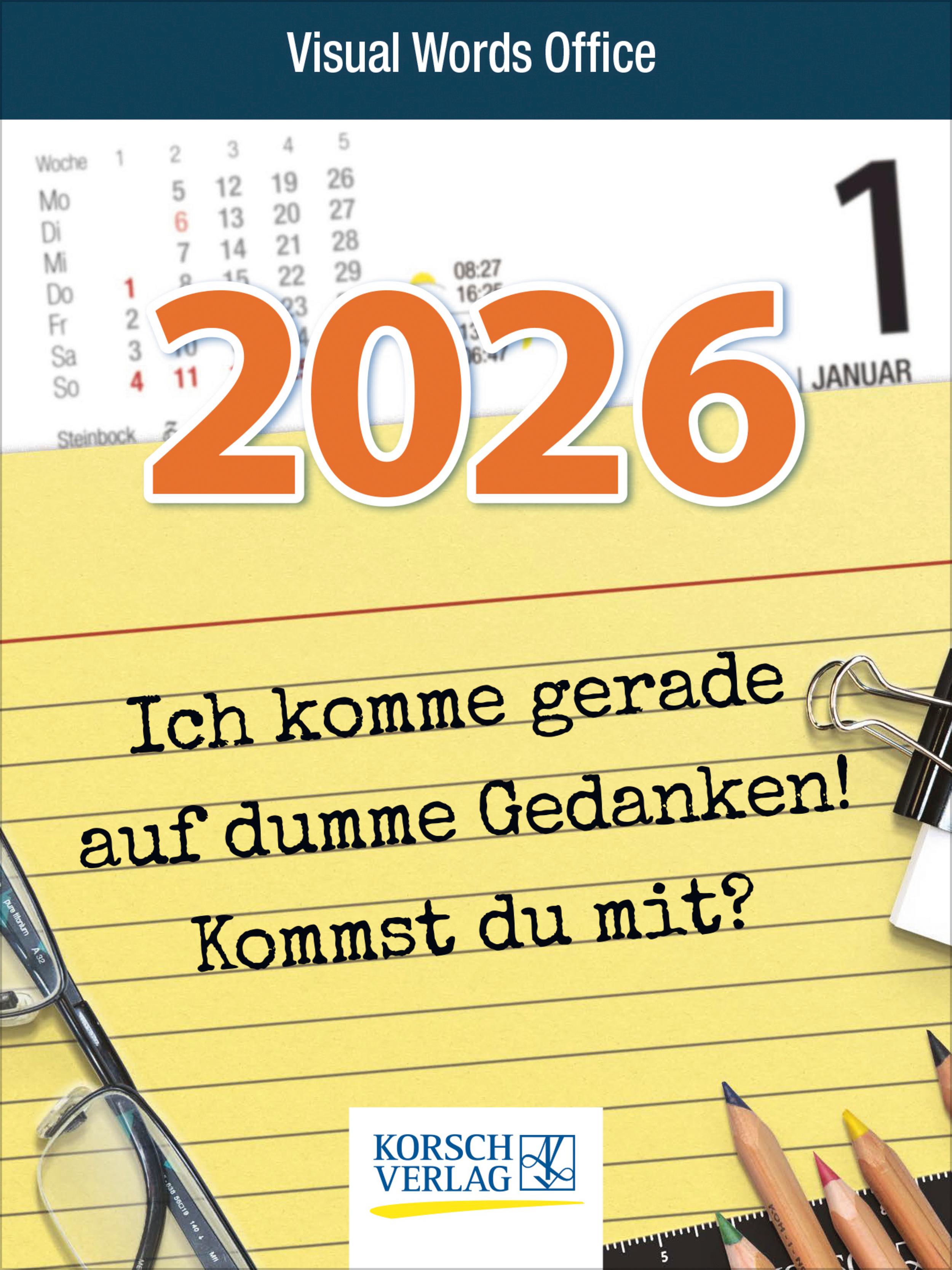 Vorderes Coverbild Visual Words Office 2026