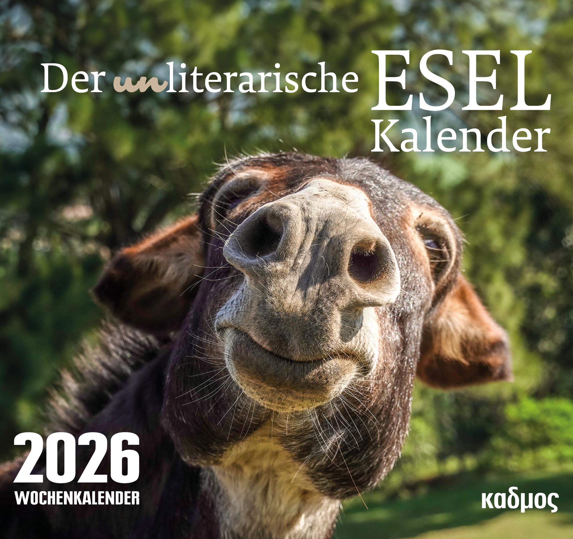 Vorderes Coverbild Der (un)literarische Eselkalender (2026)