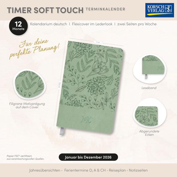 Beispielinhalt (Bild) Timer Soft Touch salbei 2026