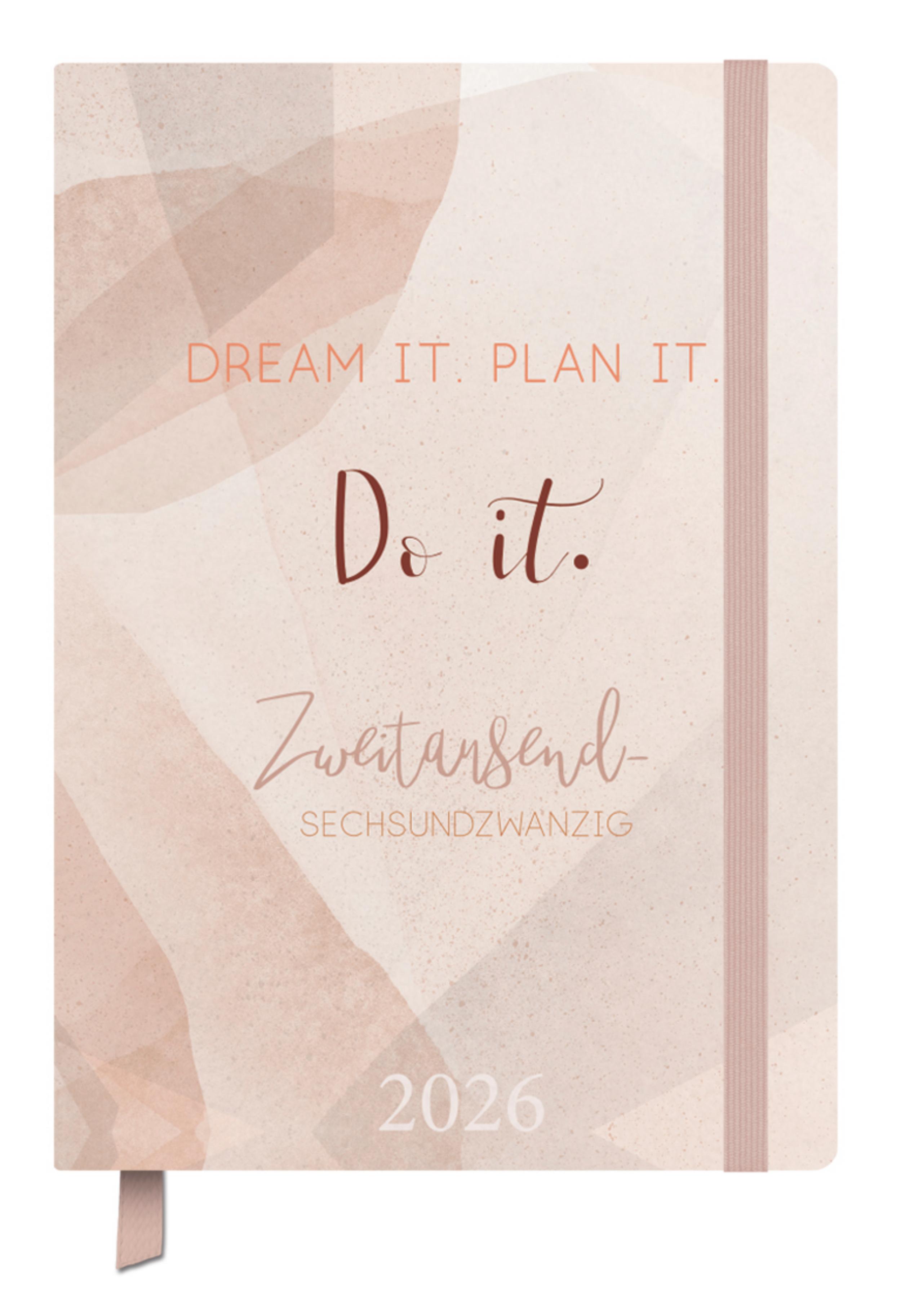 Vorderes Coverbild Terminkalender Jahresbegleiter Plan it 2026