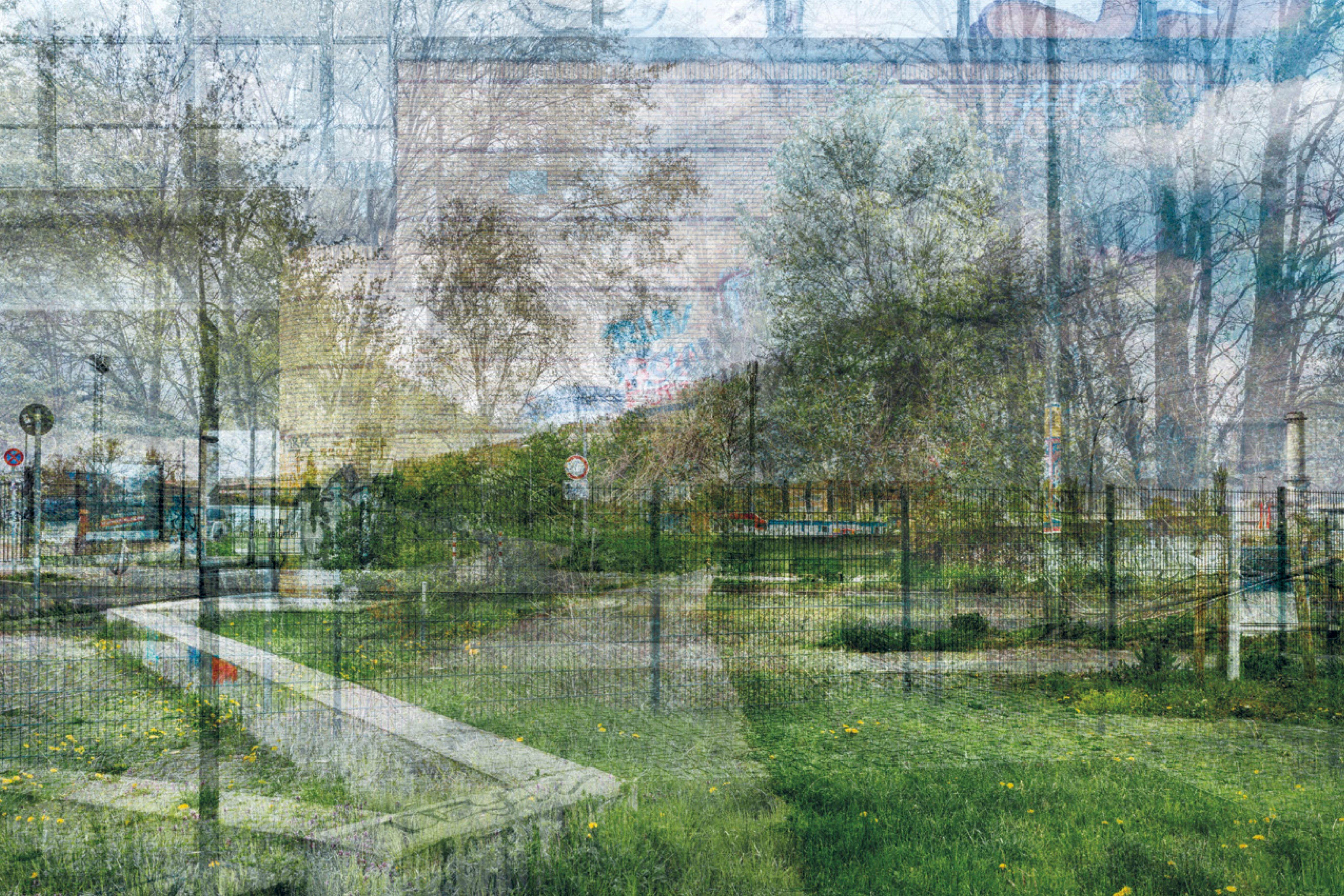Beispielinhalt (Bild) Die Ab- und Anwesenheit der Berliner Mauer