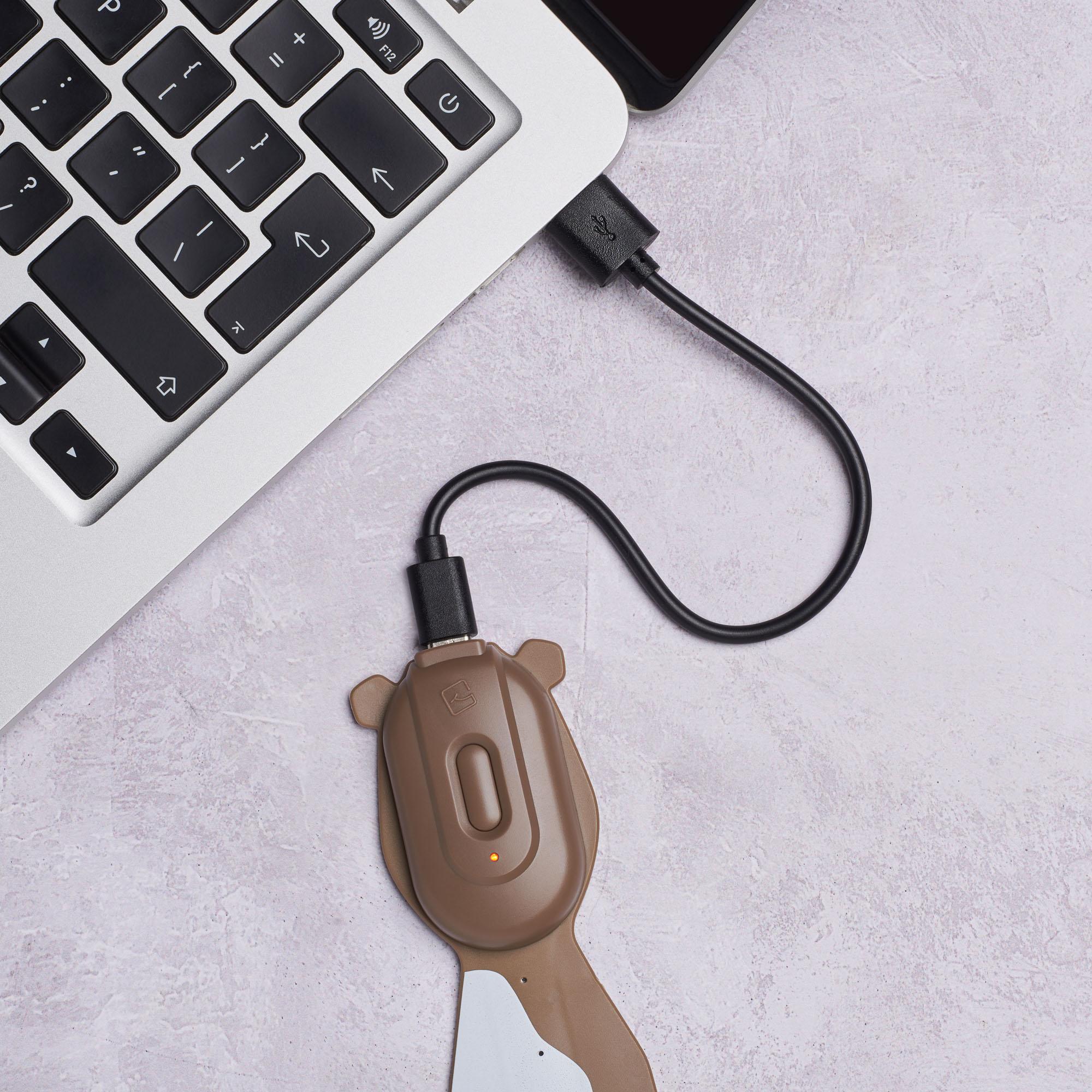 Beispielinhalt (Bild) Flexilight Pals RC (Hund) - wiederaufladbares Leselicht - 2 in 1 Leselampe & Lesezeichen - LED Leselicht - Geschenk für Leser, Buchliebhaber - Deutsche Ausgabe