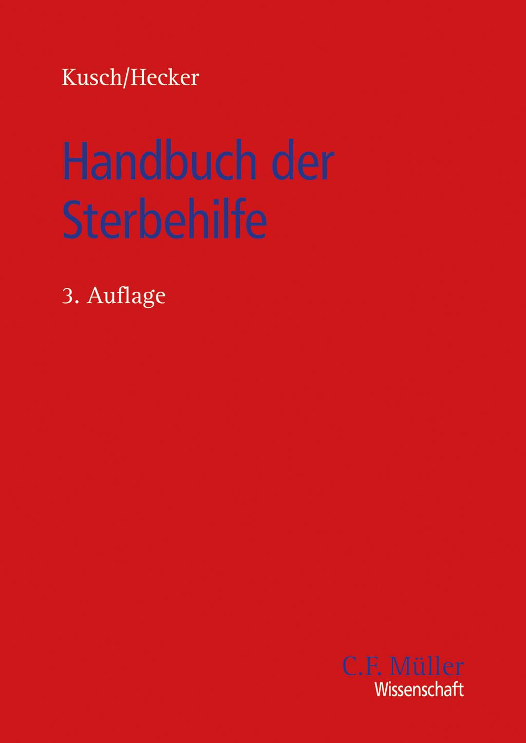 Vorderes Coverbild Handbuch der Sterbehilfe