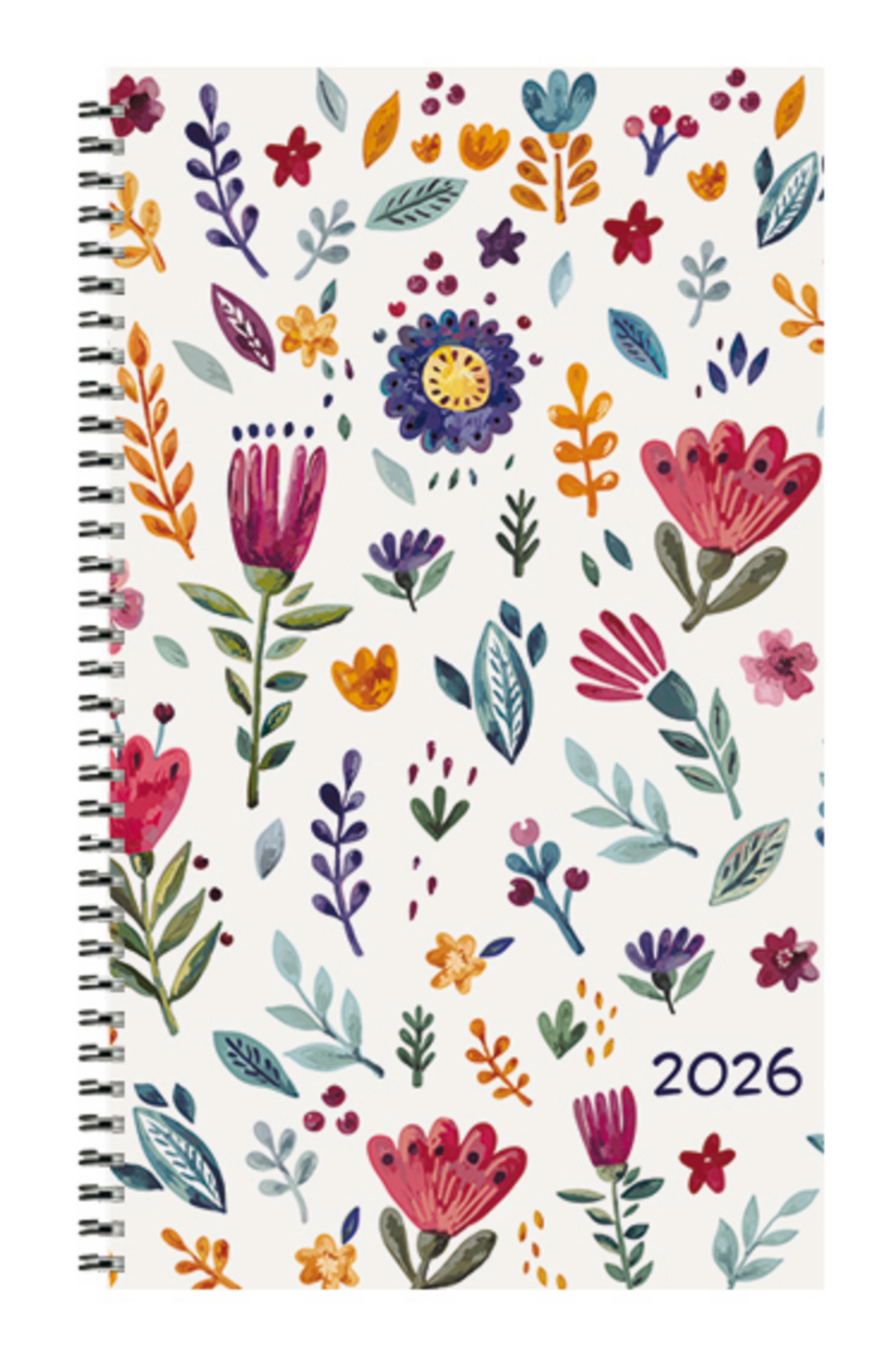 Vorderes Coverbild Taschenkalender Youngtimer Flowers 2026