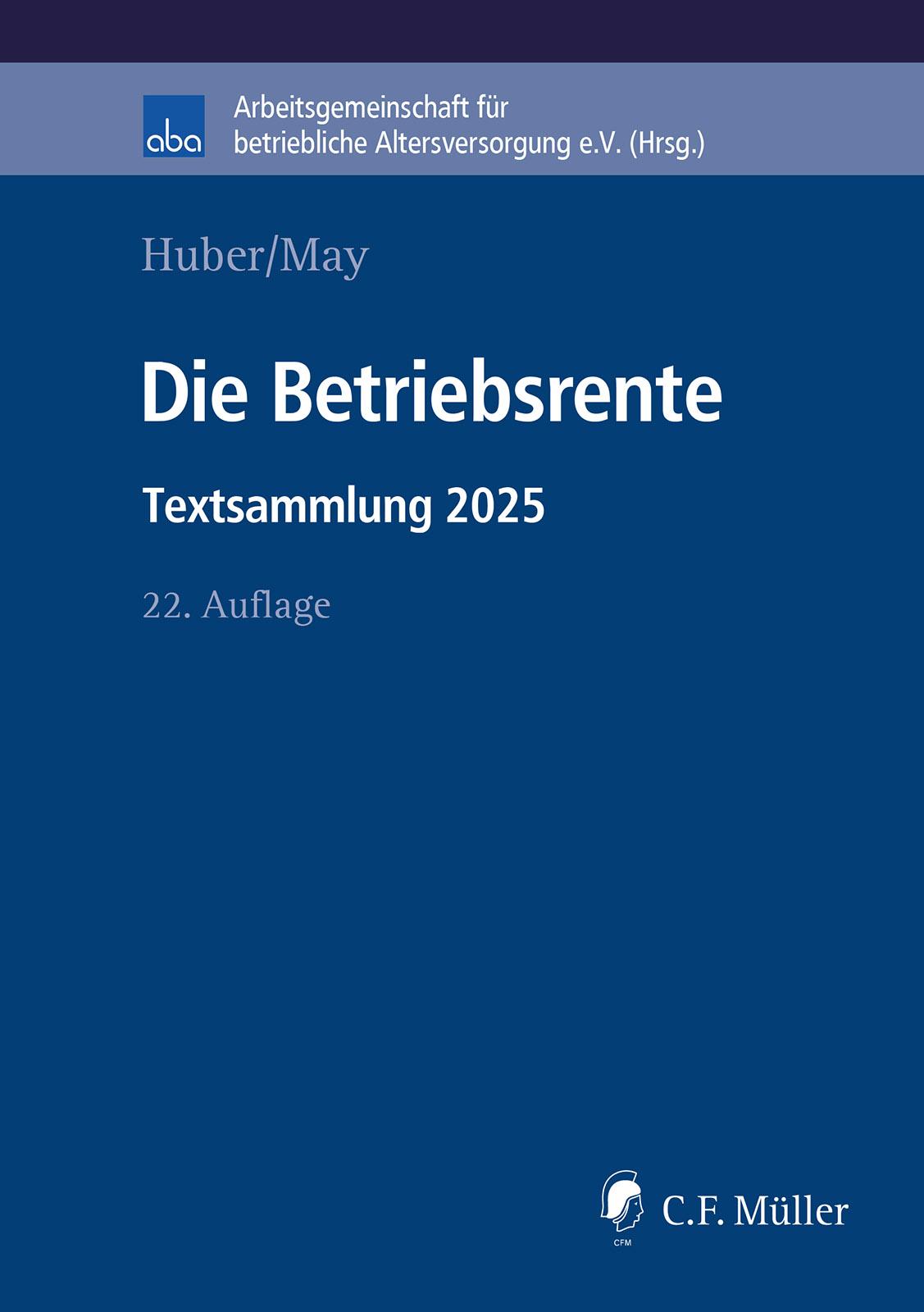 Vorderes Coverbild Die Betriebsrente