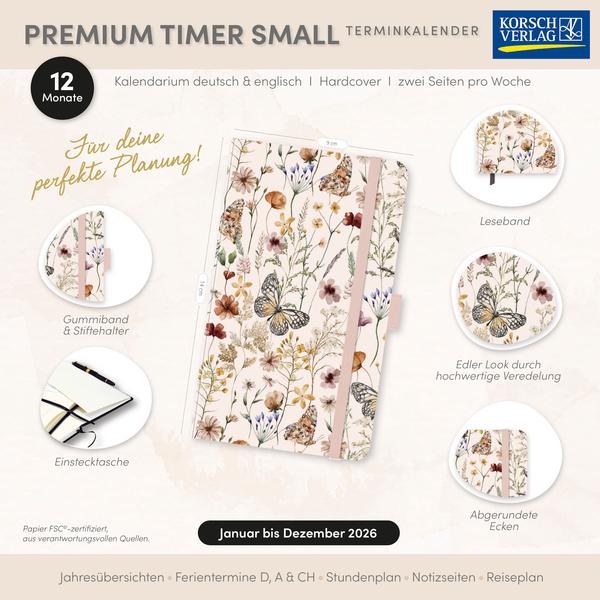 Beispielinhalt (Bild) Premium Timer Small "Wiesentraum" 2026