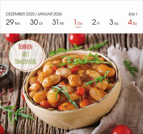 Beispielinhalt (Bild) Genussrezepte 2026