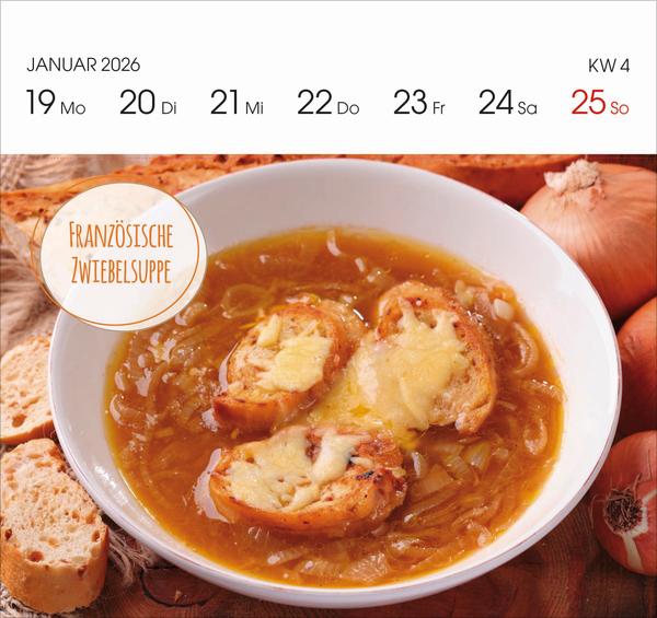 Beispielinhalt (Bild) Genussrezepte 2026