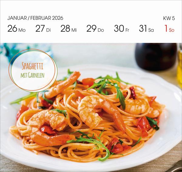 Beispielinhalt (Bild) Genussrezepte 2026