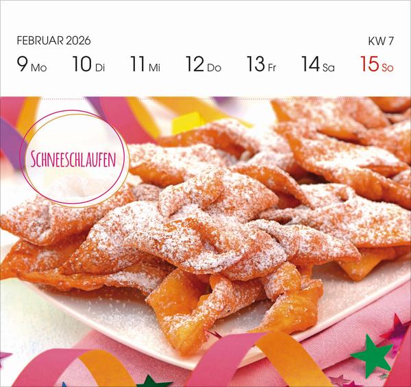 Beispielinhalt (Bild) Genussrezepte 2026