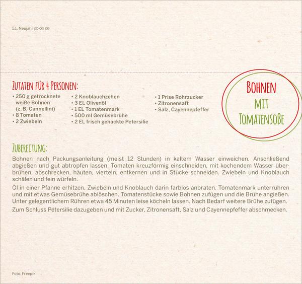 Beispielinhalt (Bild) Genussrezepte 2026