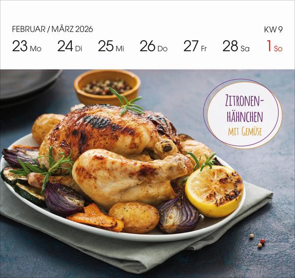 Beispielinhalt (Bild) Genussrezepte 2026