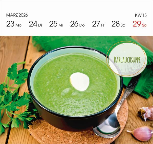 Beispielinhalt (Bild) Genussrezepte 2026