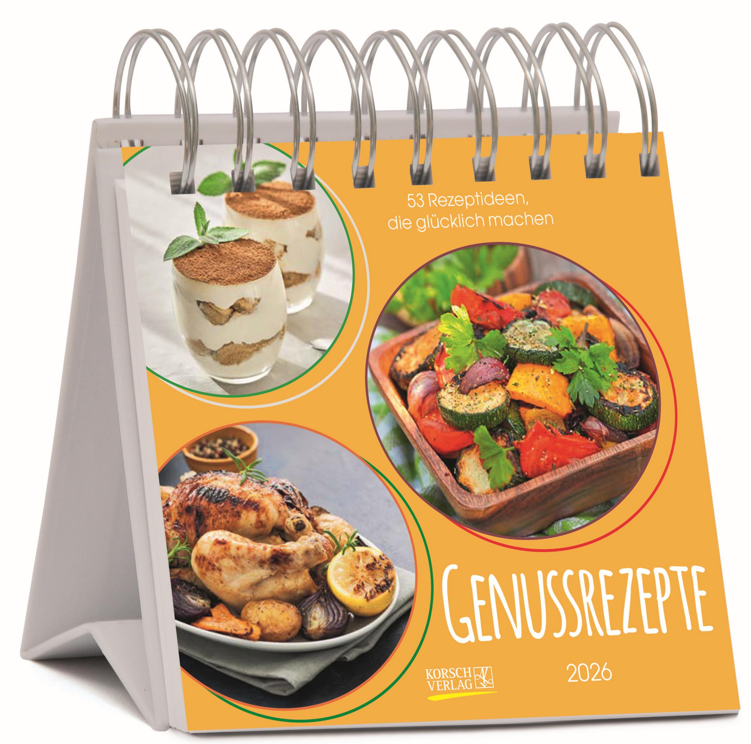 Vorderes Coverbild Genussrezepte 2026